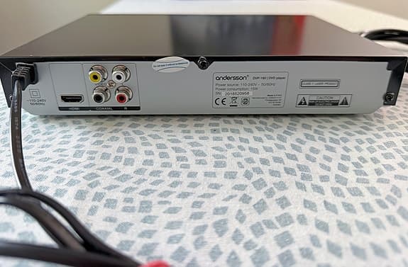 Regionsfri DVD-spelare med 1080p-uppskalning - Andersson DVP-160