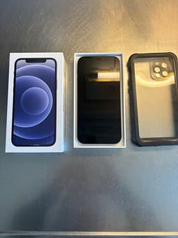 Apple iPhone 12 mobil 64 GB blå Ghostek heavy duty fodral