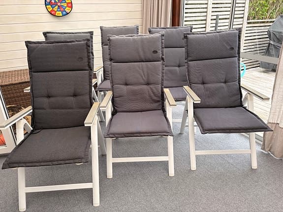 6st positionsstolar Modena inkl dyna. 600kr per stol