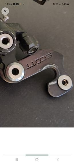 Scott växelöra / derailleur hanger svart