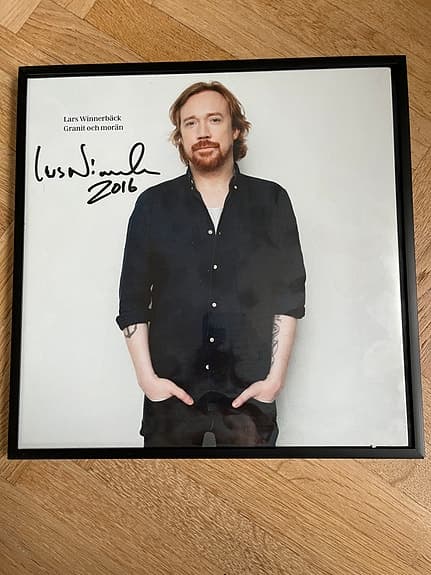 Lars Winnerbäck LP signerade och numrerade Limited edition