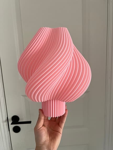 Rosa lampskärm + bas