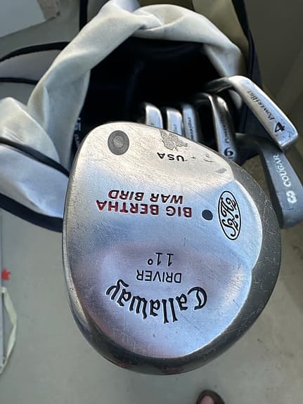 Callaway PowerBilt Cougar golfklubbor med Logic bärbag