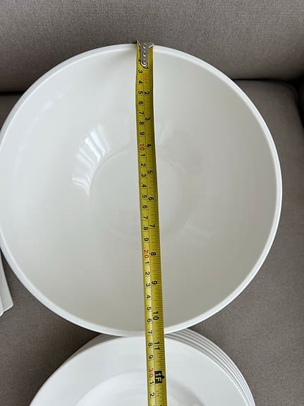 Villeroy & Boch vita djupa tallrikar och skålar