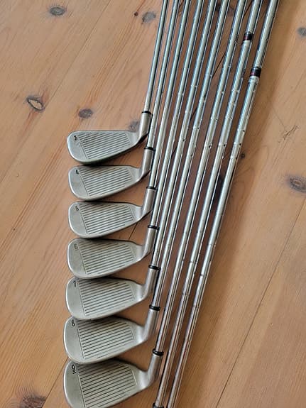 Golfklubbor järnset 3–S