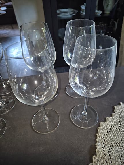 Orrefors vinglas på fot