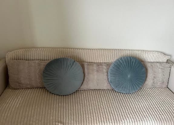 Beige divansoffa säljes
