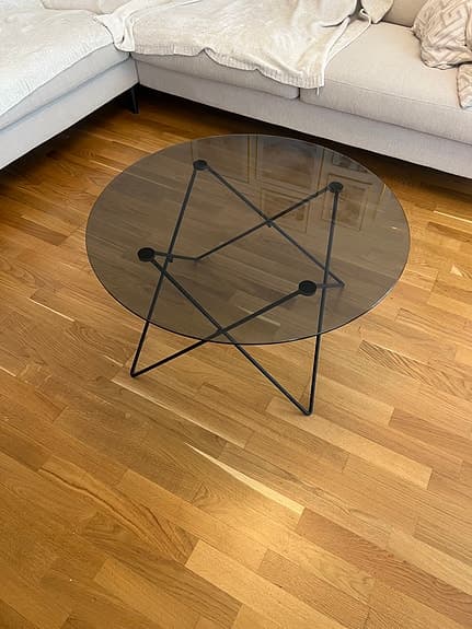 Runt soffbord 80 cm Mio
