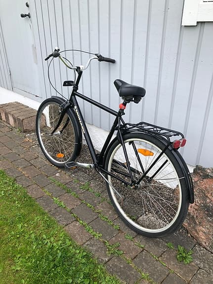 Monark stadscykel 53 cm 28" unisex svart