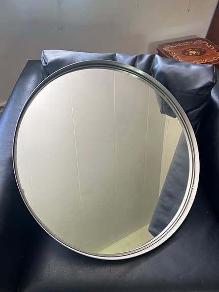 IKEA rund spegel med metallram