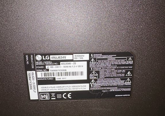 LG 49 tum 4K Smart Tv