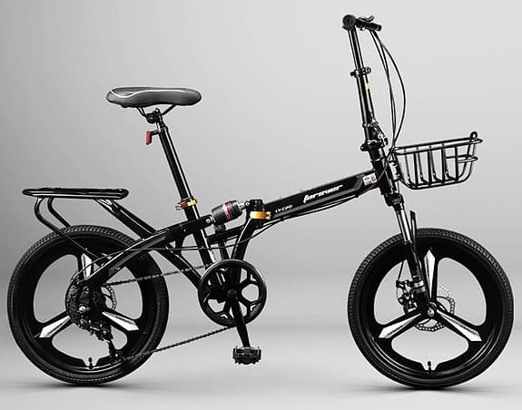 Hopfällbar cykel 7växlar 20"