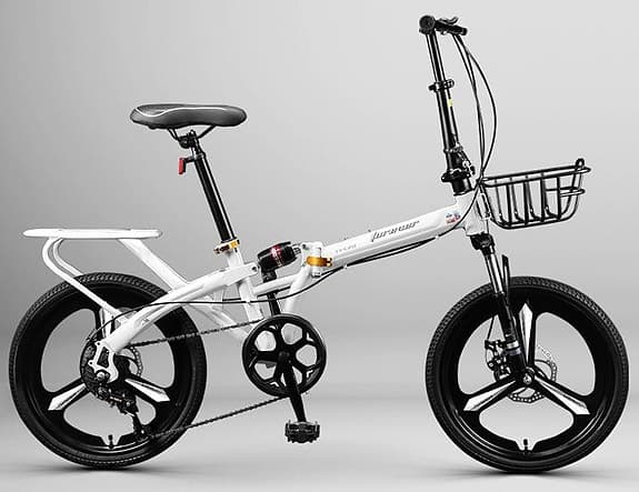 Hopfällbar cykel 7växlar 20"