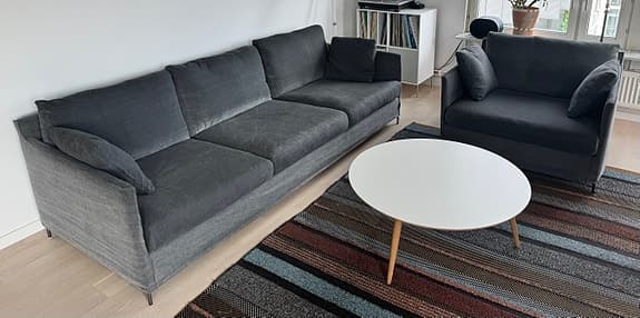 Petito 4-sitssoffa och fåtölj