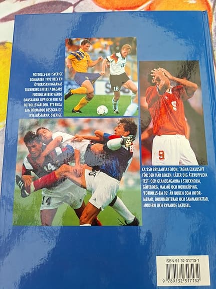 Tagga VM med att lösa om EM 92 fotbollsbok av Sune Karlsson