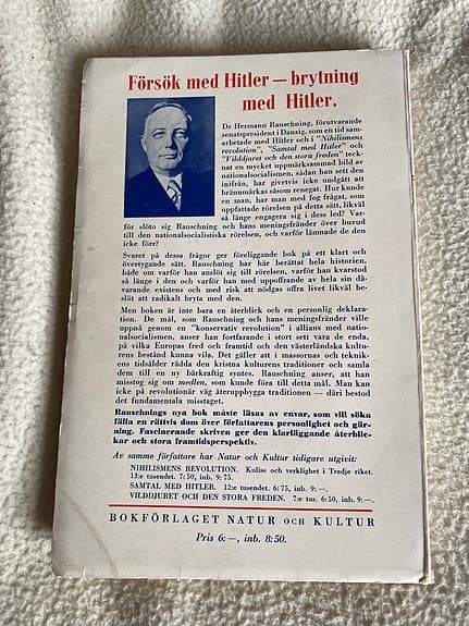 Bok om Hitlers vän / före detta vän.