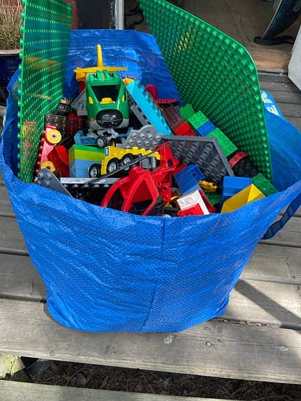 LEGO DUPLO blandade klossar och fordon