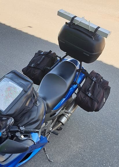 PACKVÄSKOR MotoDetail + TOPBOX Givi  Kawasaki zzr1200