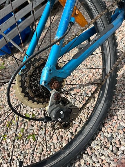 Yosemite blå barncykel