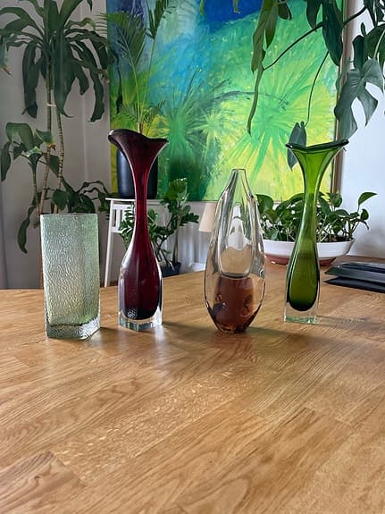 Vaser i glas