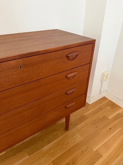 Dansk byrå från 50-tal, 60-tal Design Kai Kristiansen för FM Möbler