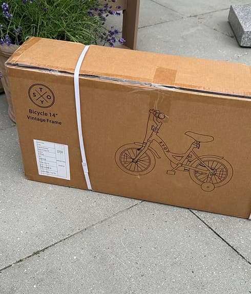 Helt ny barncykel Stoy 14”