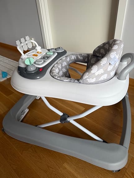 BabyDan gåstol, grå