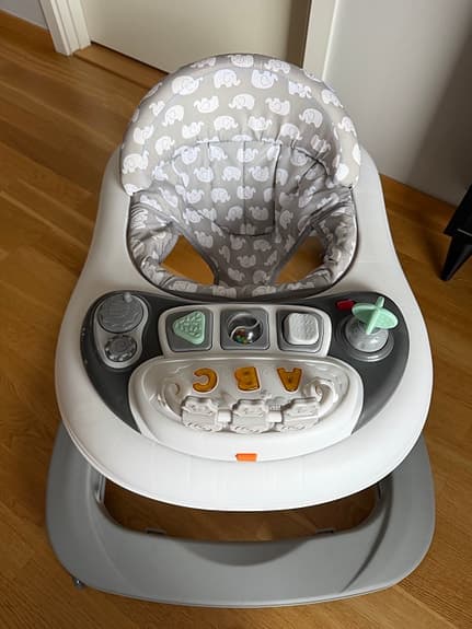 BabyDan gåstol, grå