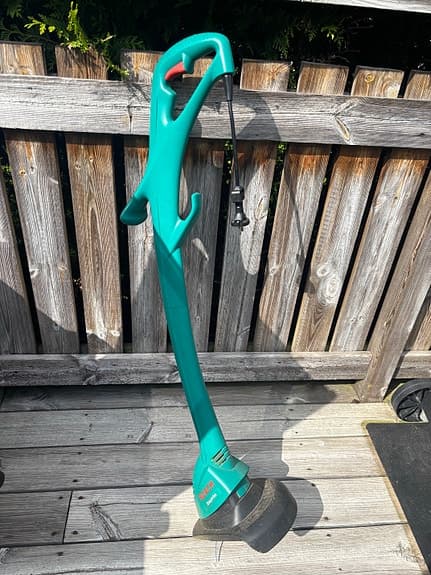Bosch grästrimmer eldriven