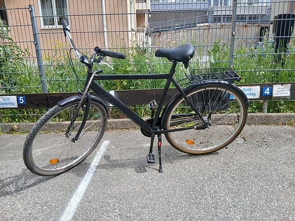 Herrcykel 28" svart