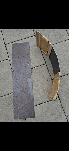 Bygg egen rabattkant! Cortenstål, 19 cm