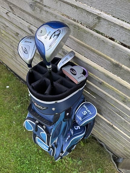 Daklubbor Ram och putter inkl vagnbag