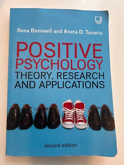 Positive Psychology – Theory, Research and Applications – kursbok psykologi