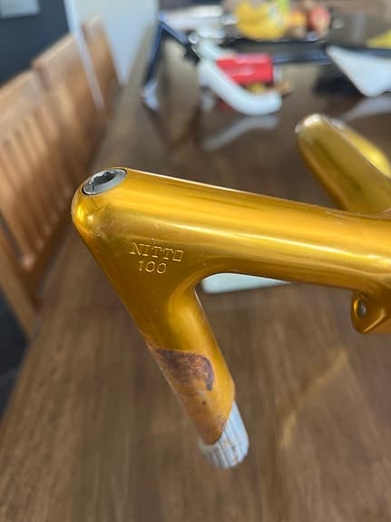 Nitto cykelstyre guld