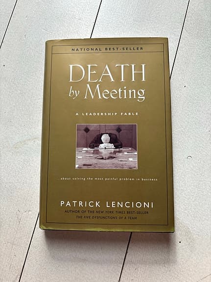 Death by Meeting bok av Patrick Lencioni