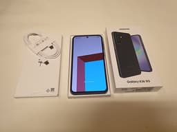 Samsung Galaxy A36 5G mobil 128 GB svart