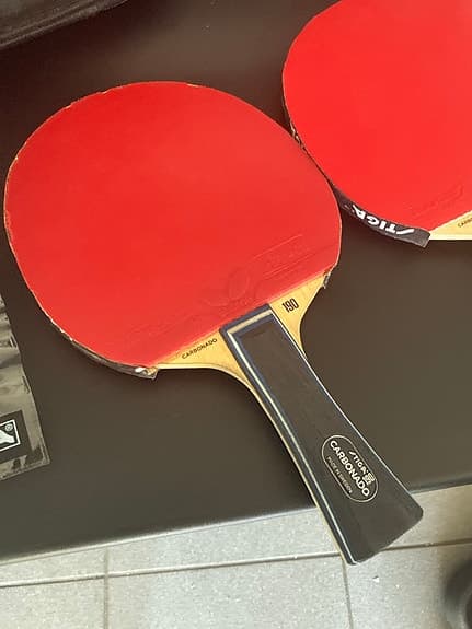 Carbonado 145 / 190 bordtennisrack 2 st röd/svart