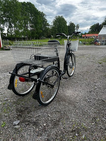 Trehjulig elcykel