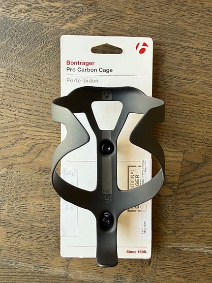 Bontrager Pro Carbon Cage flaskhållare cykel carbon smoke