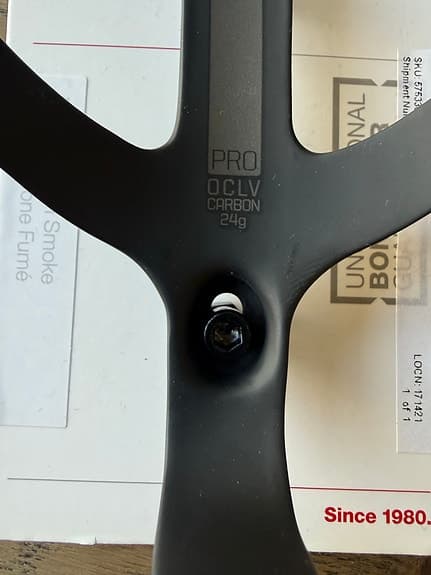 Bontrager Pro Carbon Cage flaskhållare cykel carbon smoke