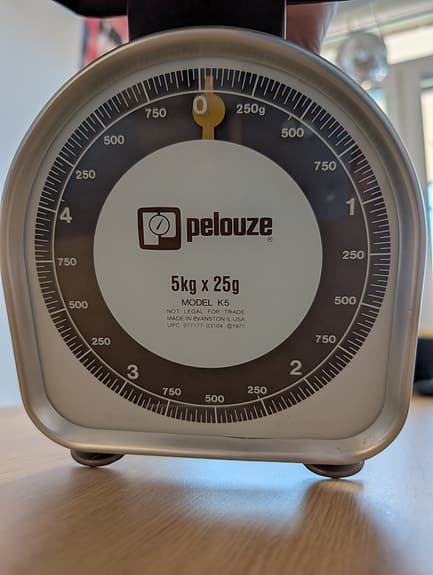 Pelouze K5 köksvåg