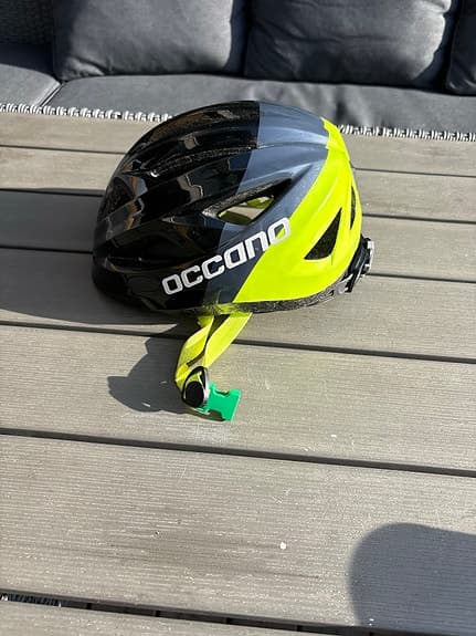 Occano cykelhjälm svart/gul barn/ungdom