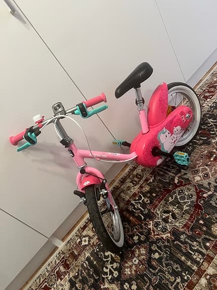 Barncykel B'TWIN 14 tum Unicorn