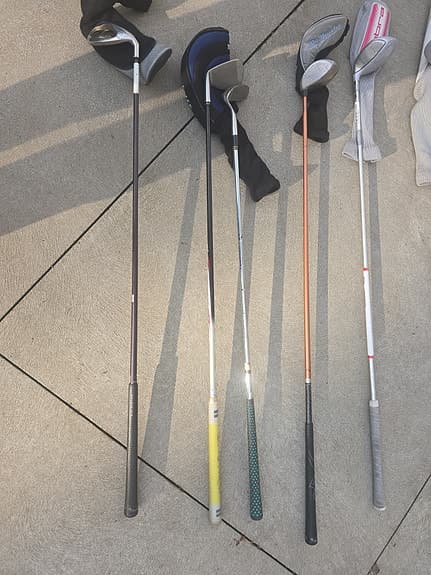 Golfset 10 klubbor dam med bag och vagn