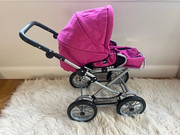 BRIO dockvagn rosa