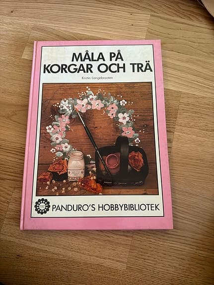Panduro Måla på korgar och trä hobbybok