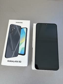 Samsung Galaxy A16 5G, 128 GB, blåsvart