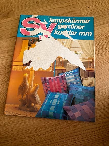 Sy lampskärmar gardiner kuddar mm – mönsterhäftet