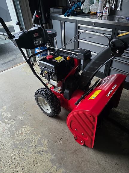 MTD Optima ME 66 snöslunga röd
