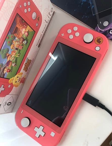 Nintendo Switch Lite rosa handhållen konsol